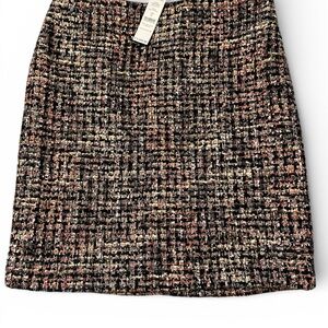 White House Black Market Multicolor Tweed Pencil Skirt